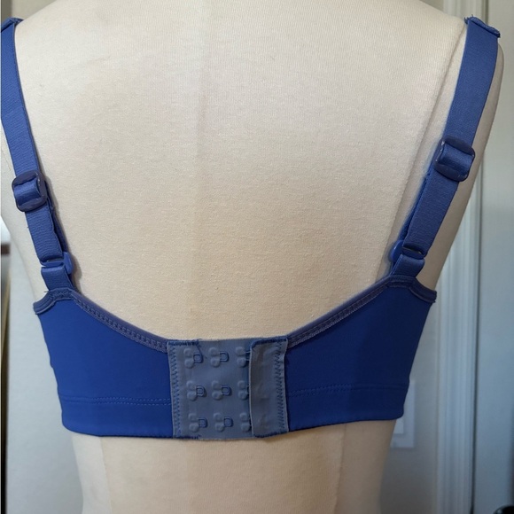 Lululemon Royal Blue Tata Tamer Supportive Bra with Sweetheart Neckline Size 36D - Picture 5 of 10